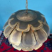 Mid Century Modern Brutalist Artichoke Pendent By Sven Åge Holm Sørens