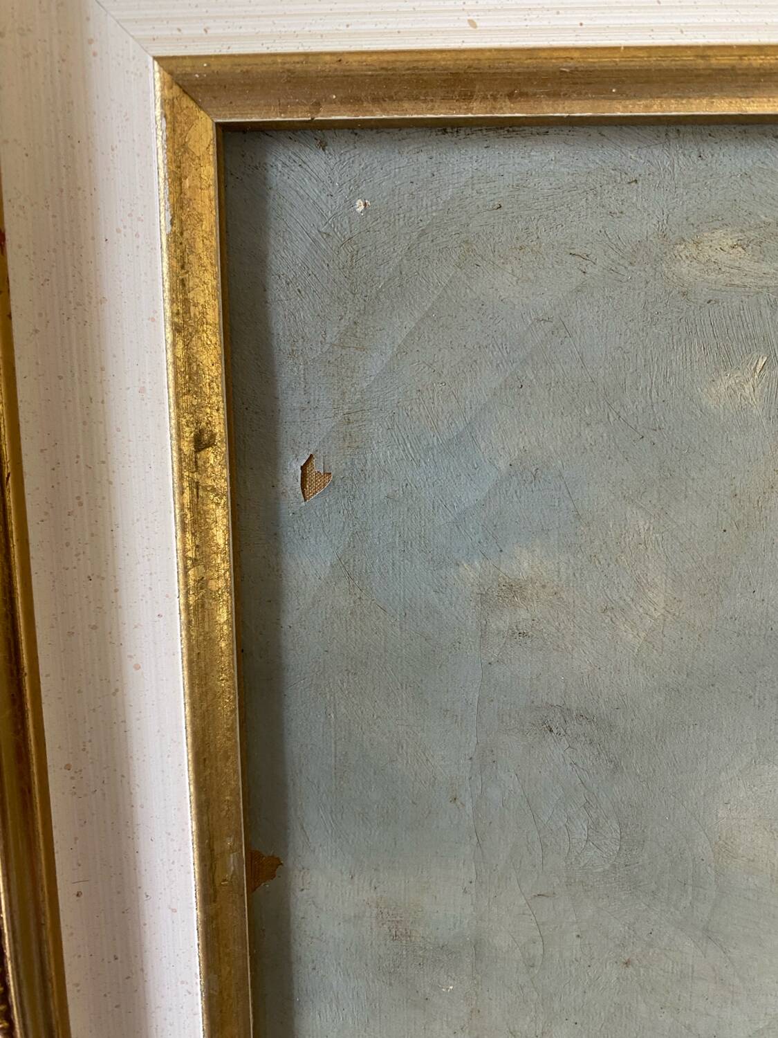 Signed stranded boat from 1886