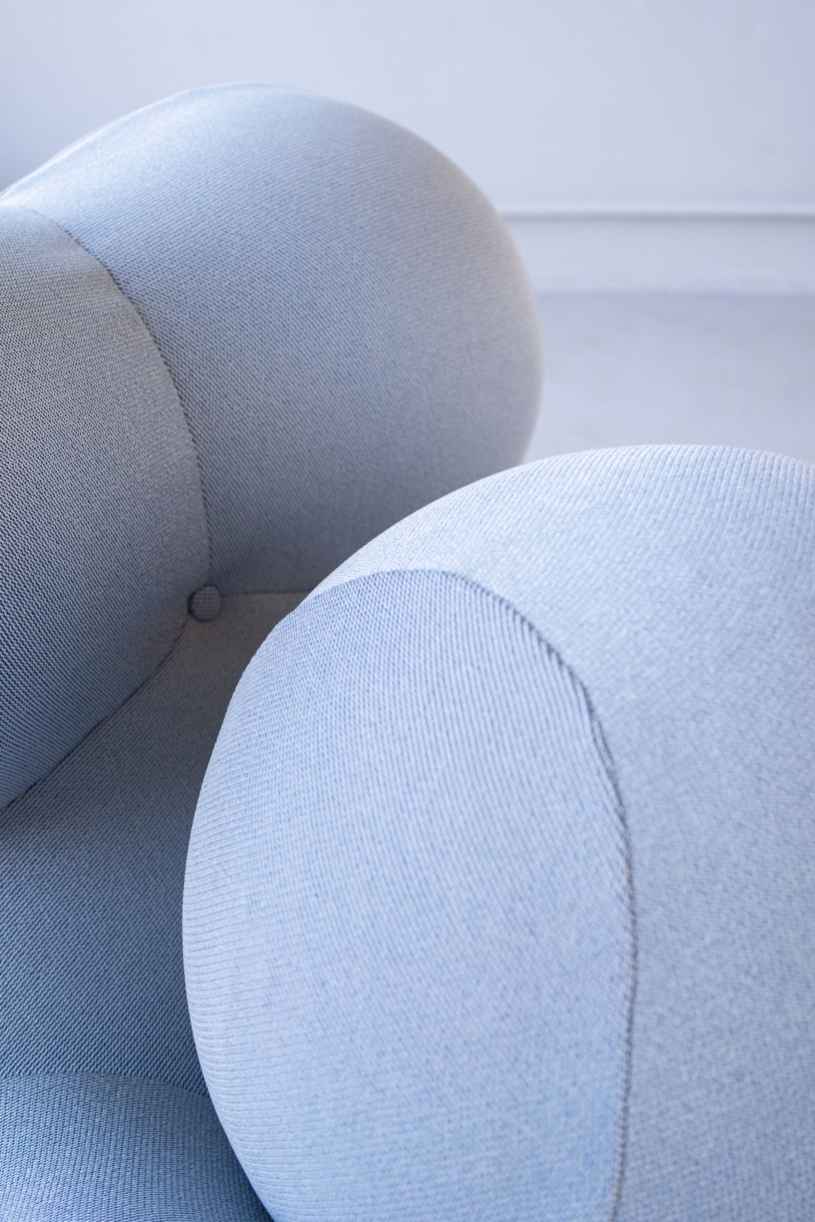 Italian Big Mama Up Chair & Ottoman attributed to Gaetano Pesce for B&B Italia, 2000, Set of 2