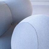 Italian Big Mama Up Chair & Ottoman attributed to Gaetano Pesce for B&B Italia, 2000, Set of 2