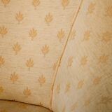 Pair of yellow vintage armchairs