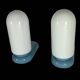 Dietsche blue wall lights Germany Bathroom 1980 x2