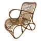 1970s rattan children's armchair