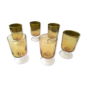 Set of 6 beveled glasses - 45€ - Monoprix LA TRINITÉ