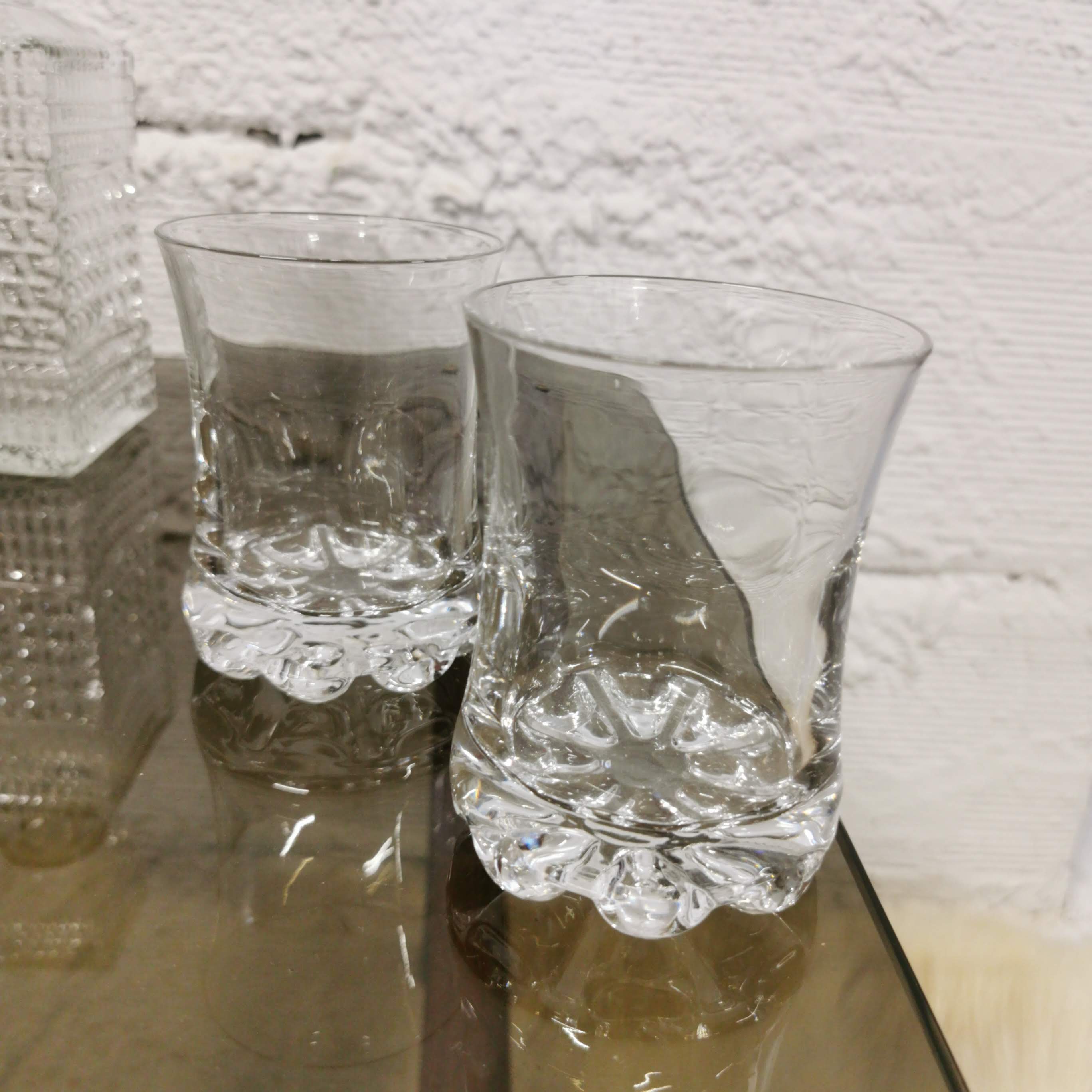 Pair of whiskey glasses