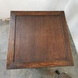 Arts and crafts style oak side table, 1950s