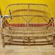 Rattan sofa bench year 70