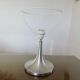 Brushed metal tulip floor lamp vintage 70s