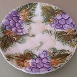 Plate slurry bunches of grapes Onnaing late nineteenth century