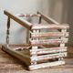 Patinated workshop stool old early twentieth century