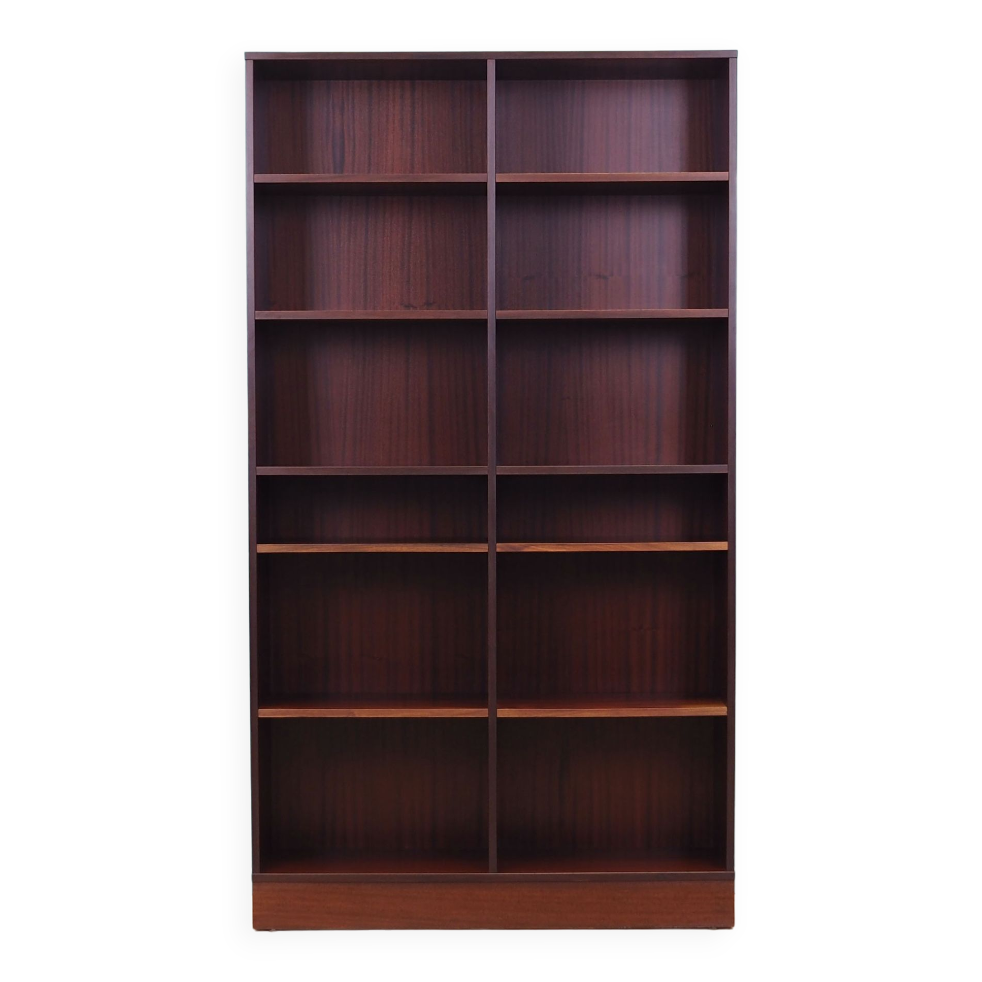 Mahogany bookcase, Danish design, 70's, production: Denmark