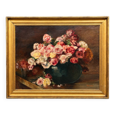Frédéric de Smet (1876–1948), "Still Life with Roses."
