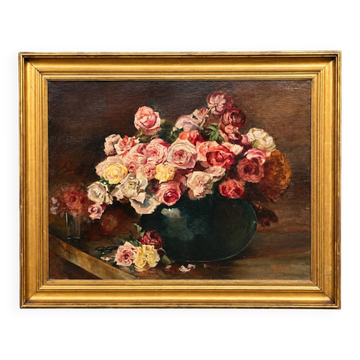 Frédéric de Smet (1876–1948), "Still Life with Roses."