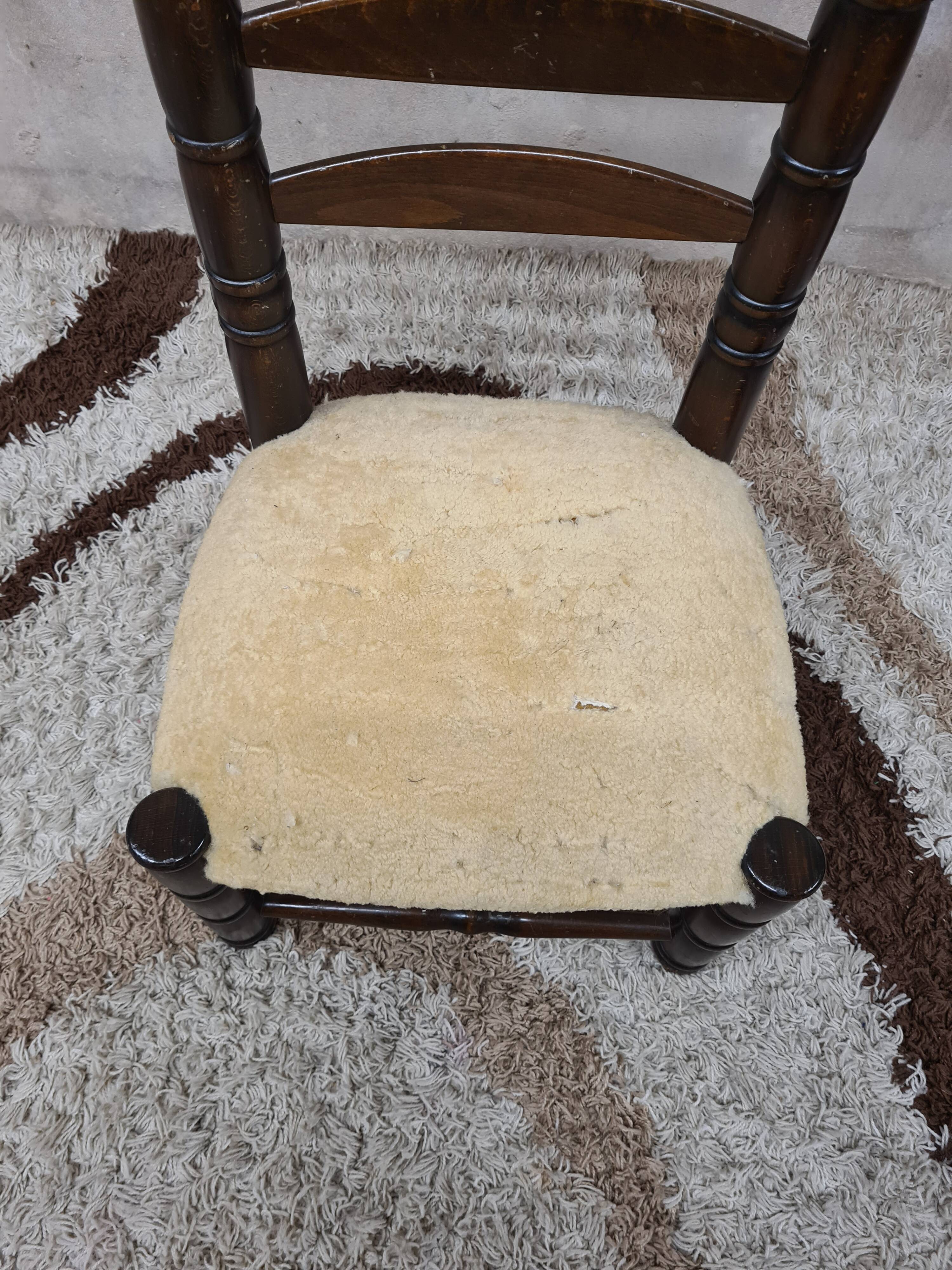 Vintage 1960s Safari Hall Chair