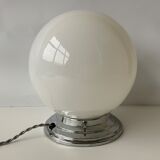 Opaline ball lamp