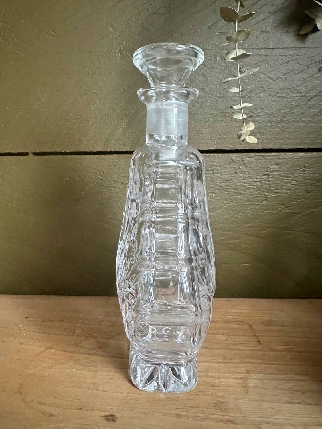 Anna Hutte crystal bottle from the 60s
