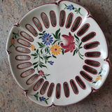Plat a fruits faience de Desvres