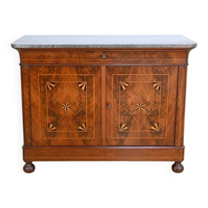 buffet en Ronce d’acajou,