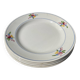 4 Gien floral flat plates