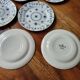 6 assiettes plates Queen's England vers 1970
