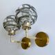 Pair Vintage Murano Glass Wall Lights
