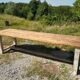 Solid wood table