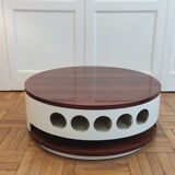 lacquered wood bar/coffee table - Italy 70s