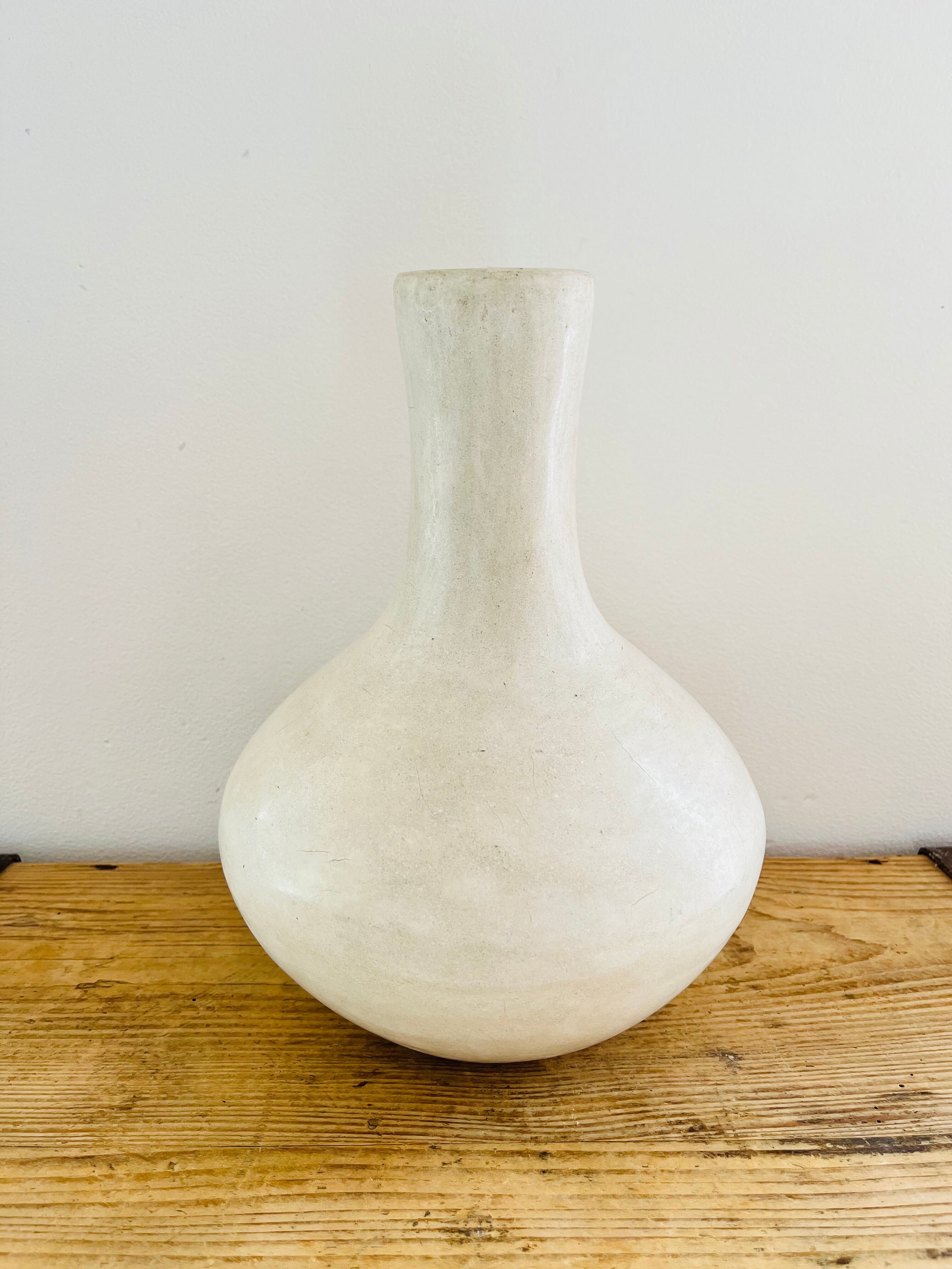 Vase céramique blanc
