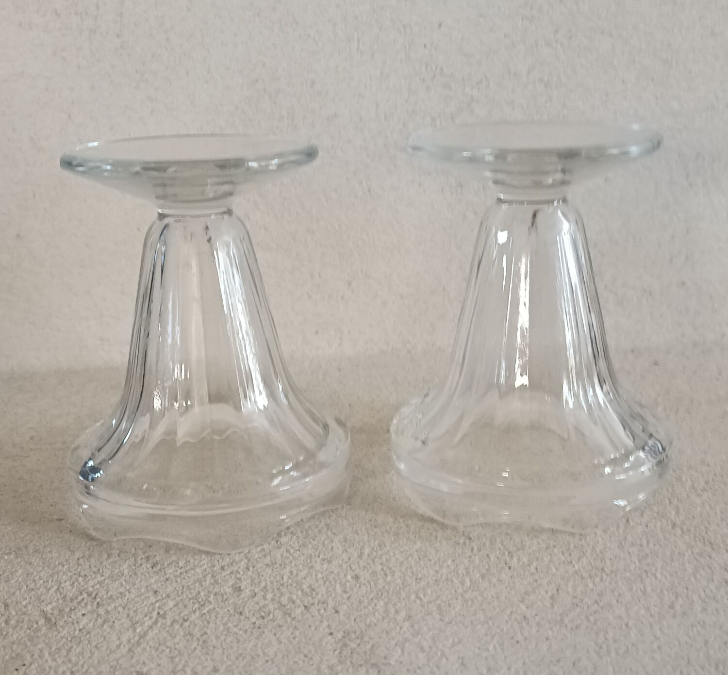 Lot de 2 coupes à glace années 1970