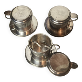 Silver-plated teapots