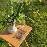 Vintage silver metal rope trivia