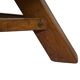 Table basse ronde brutaliste, années 60