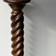 Large twisted solid oak column, early 20th century