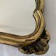 Old mirror in gilded wood 40 x 30 cm