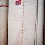 Lot of 6 old sheets in métis 285 x 200 cm