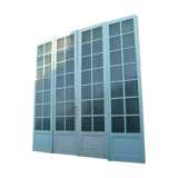 Glass separation doors