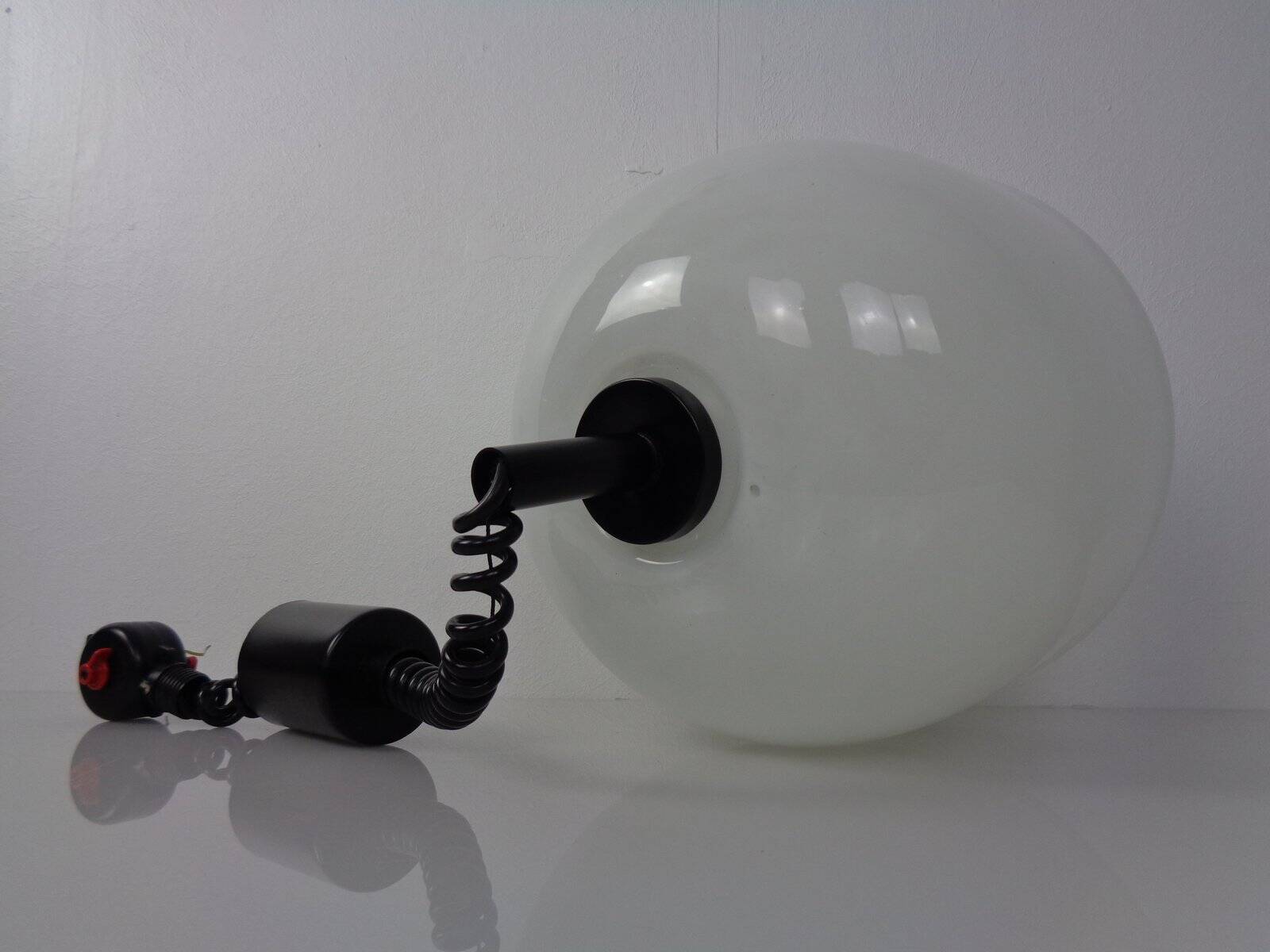 Glass ceiling lamp from Peill & Putzler, Germany, 1960s.