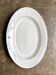 SG monogrammed oval porcelain dish
