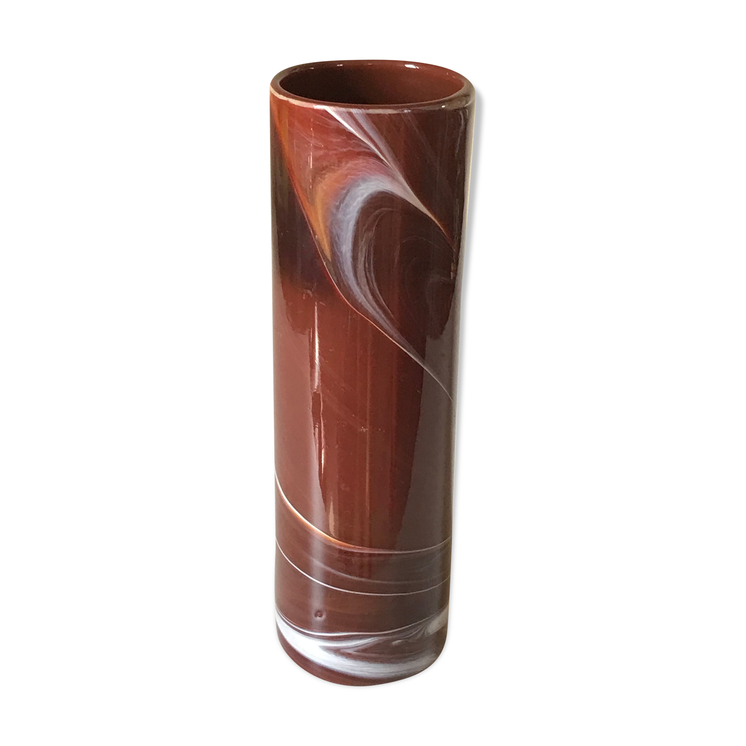 Vase pâté de verre maure veil design years 70