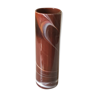 Vase pâté de verre maure veil design annees 70