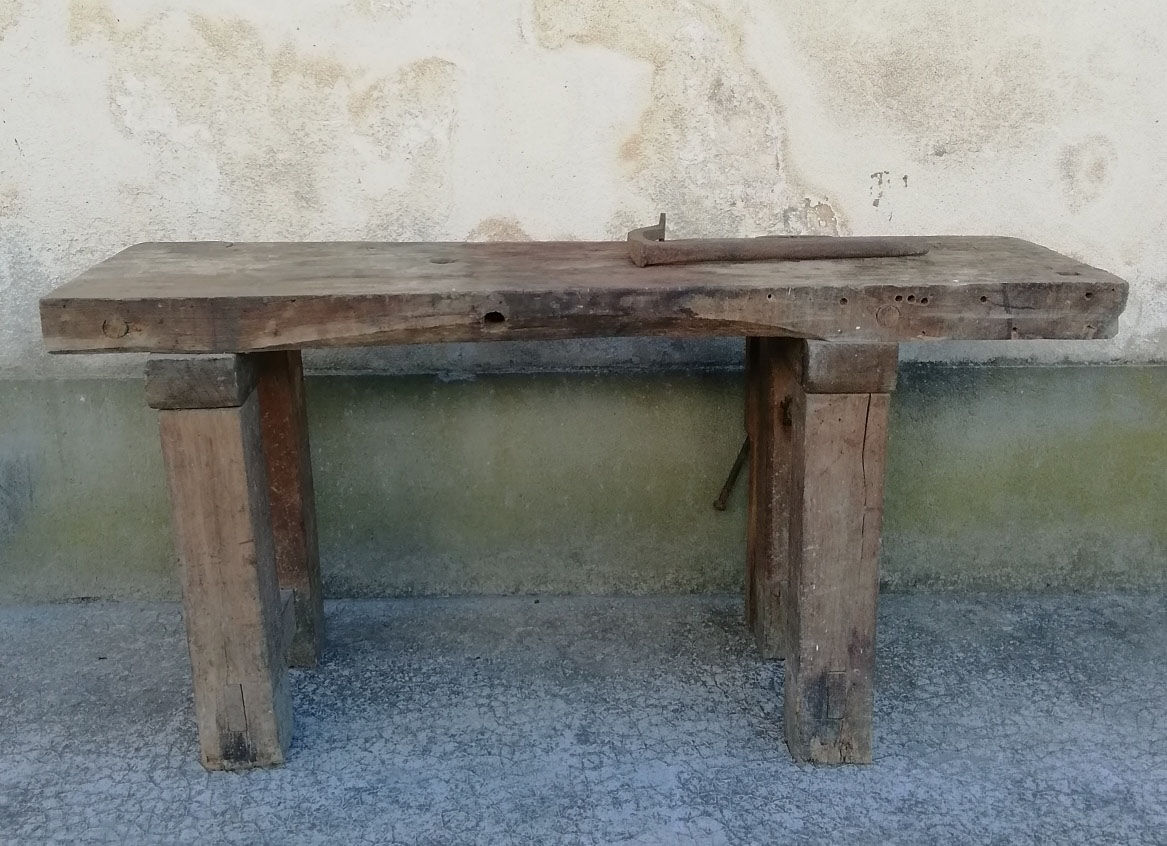 Old carpenter's workbench