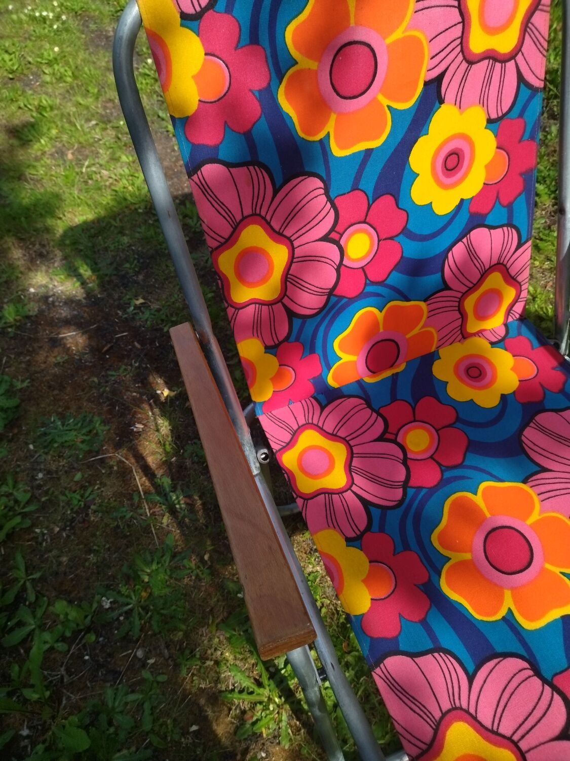 Folding garden chair seventies