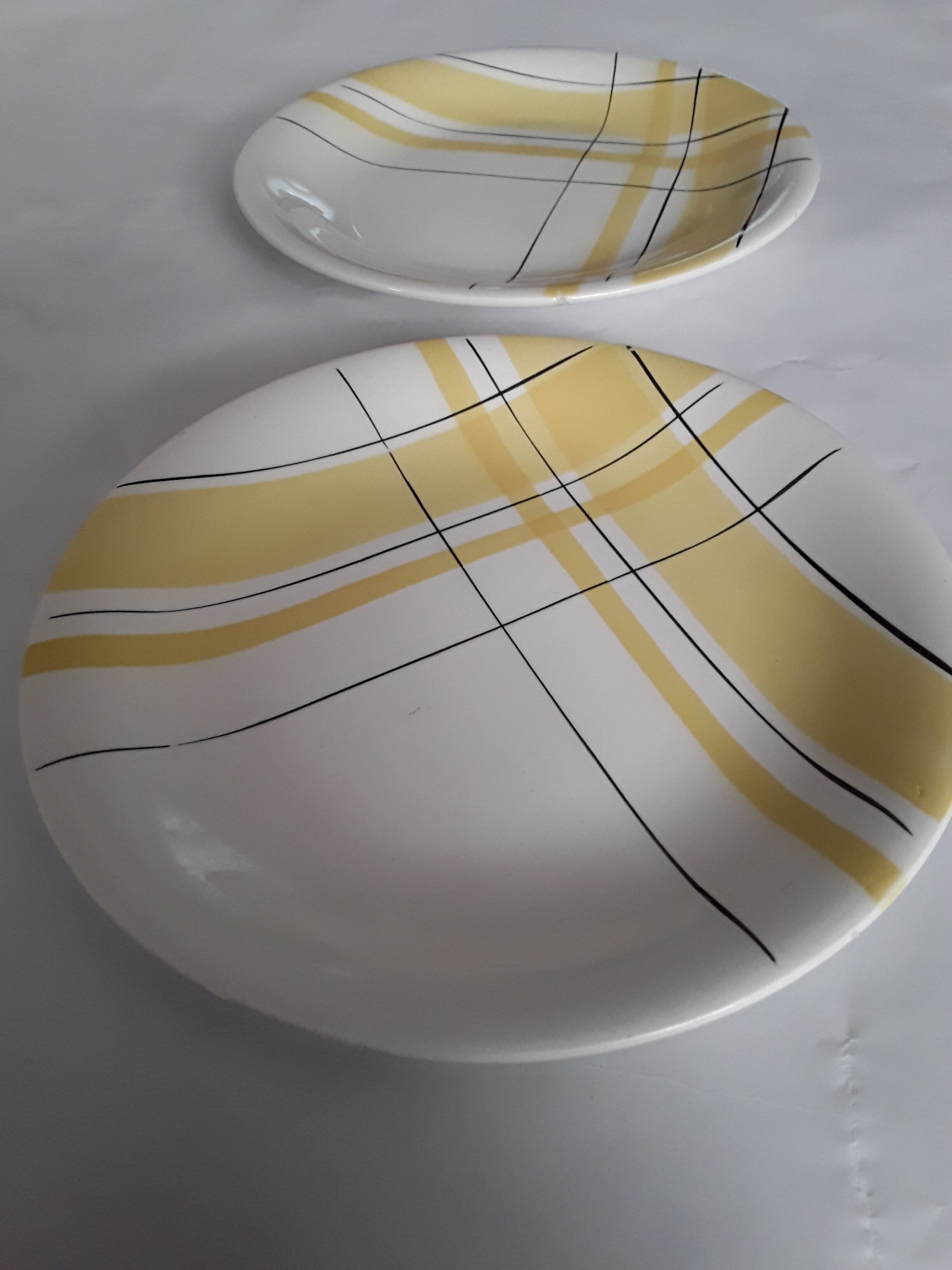 6 dessert plates Salins France