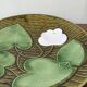 Water lily platter from Sarreguemines, made in France