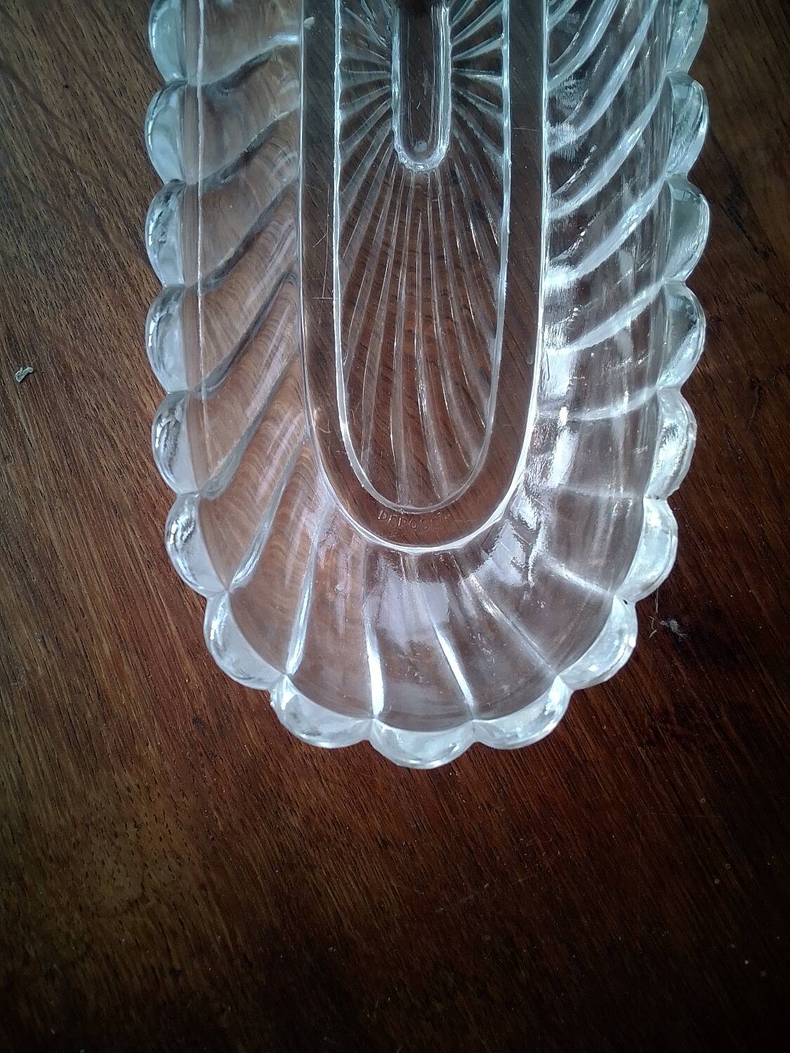 Baccarat crystal soap dish