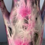 Art Deco pink ceramic vase