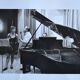 " Piano violon " photo anonyme noir & blanc originale