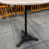 Black marble table