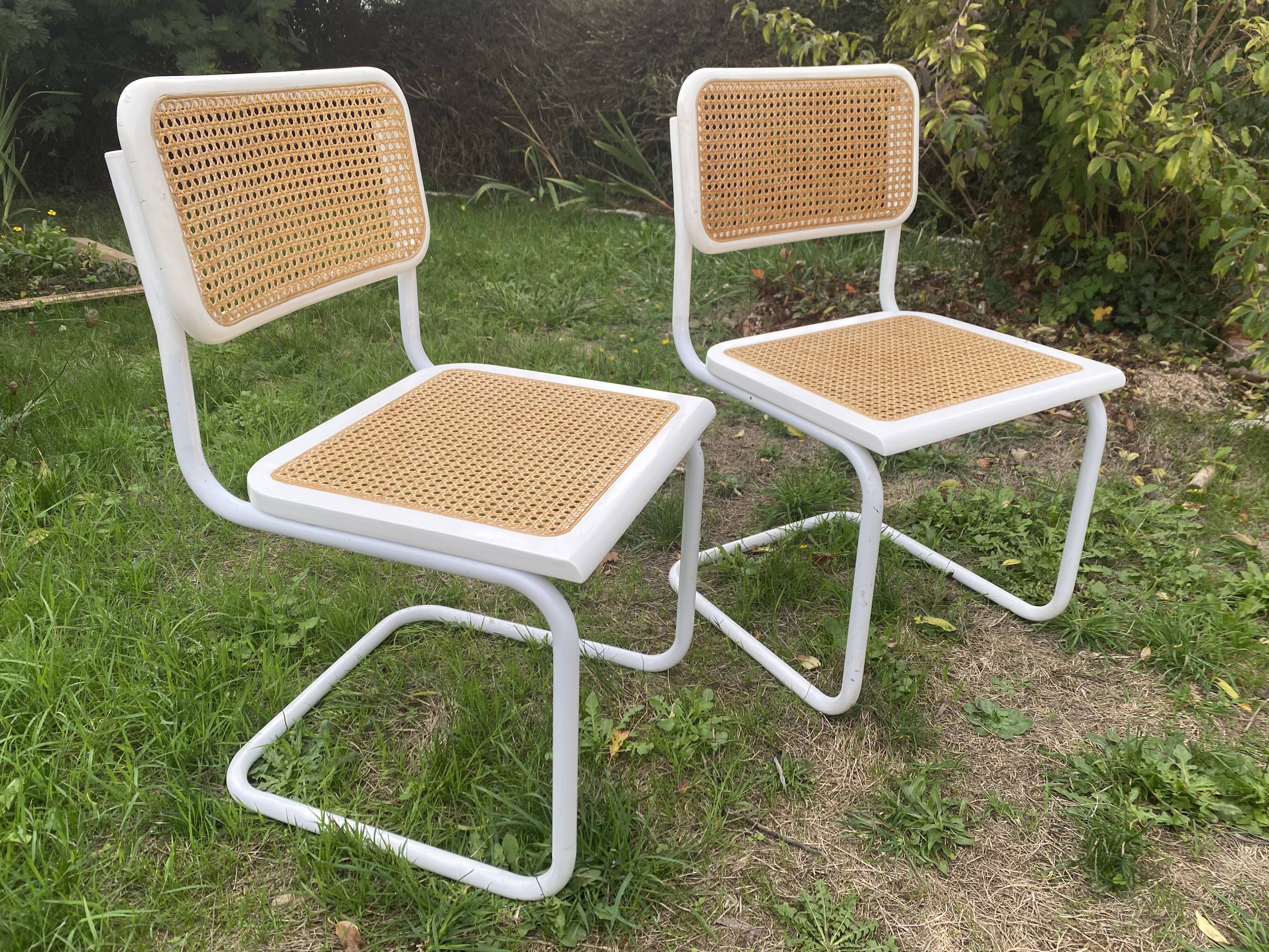 White cescas chairs