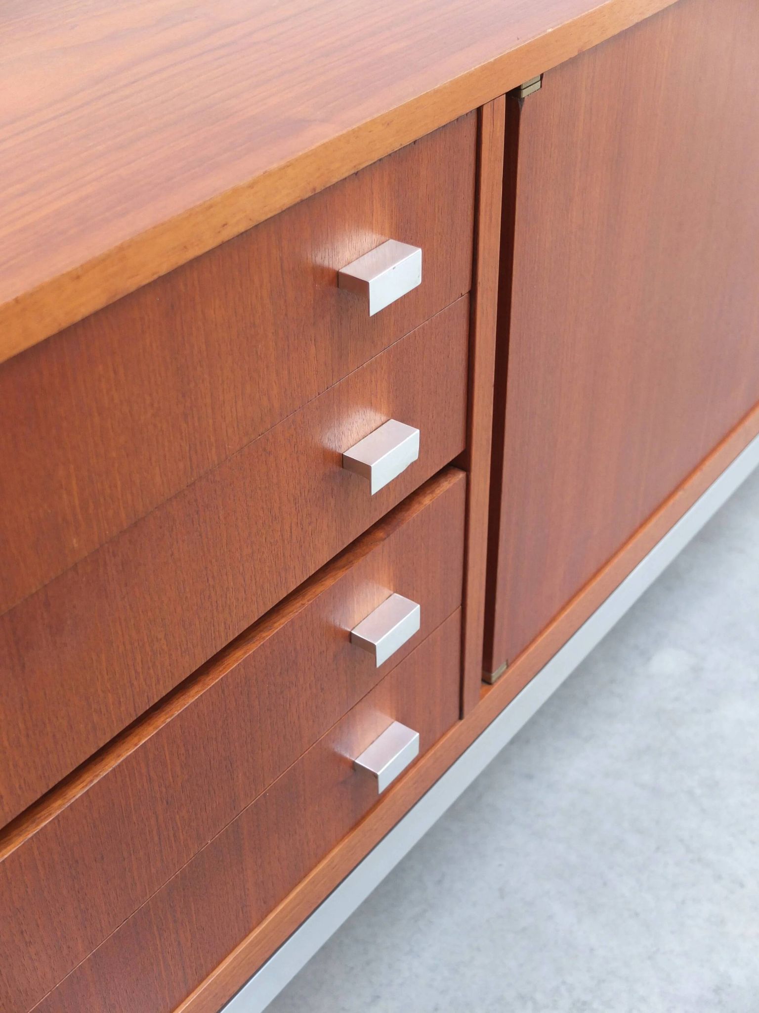 Large modernist sideboard by Werner Wölfers for V-Form, 1960s